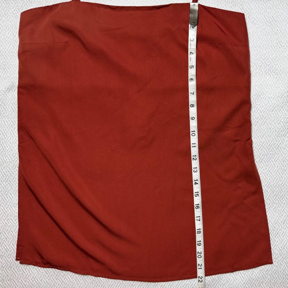 NWT Wayf Women's Terracotta Tank Top Tunic with Adjustable Straps Size S - Picture 8 of 8
